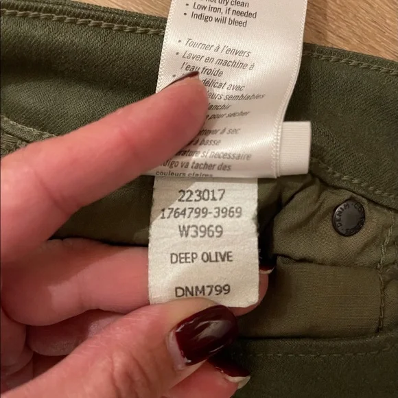 PAIGE Verdugo Ankle in Olive Green - Picture 5 of 6